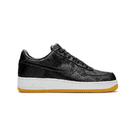 Nike Air Force 1 Low x Clot Black Silk Sneakers with Gum Sole