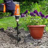 Vinizia™ Heavy-Duty Garden Auger Drill Bit for Effortless Soil Penetration