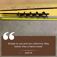 Vinizia™ Heavy-Duty Garden Auger Drill Bit for Effortless Soil Penetration