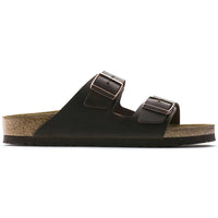Birkenstock Arizona Soft Footbed Sandals in Dark Brown Oiled Leather