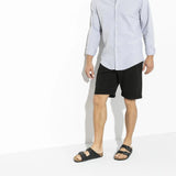Birkenstock Arizona Black Leather Double Buckle Sandals - Comfort and Elegance