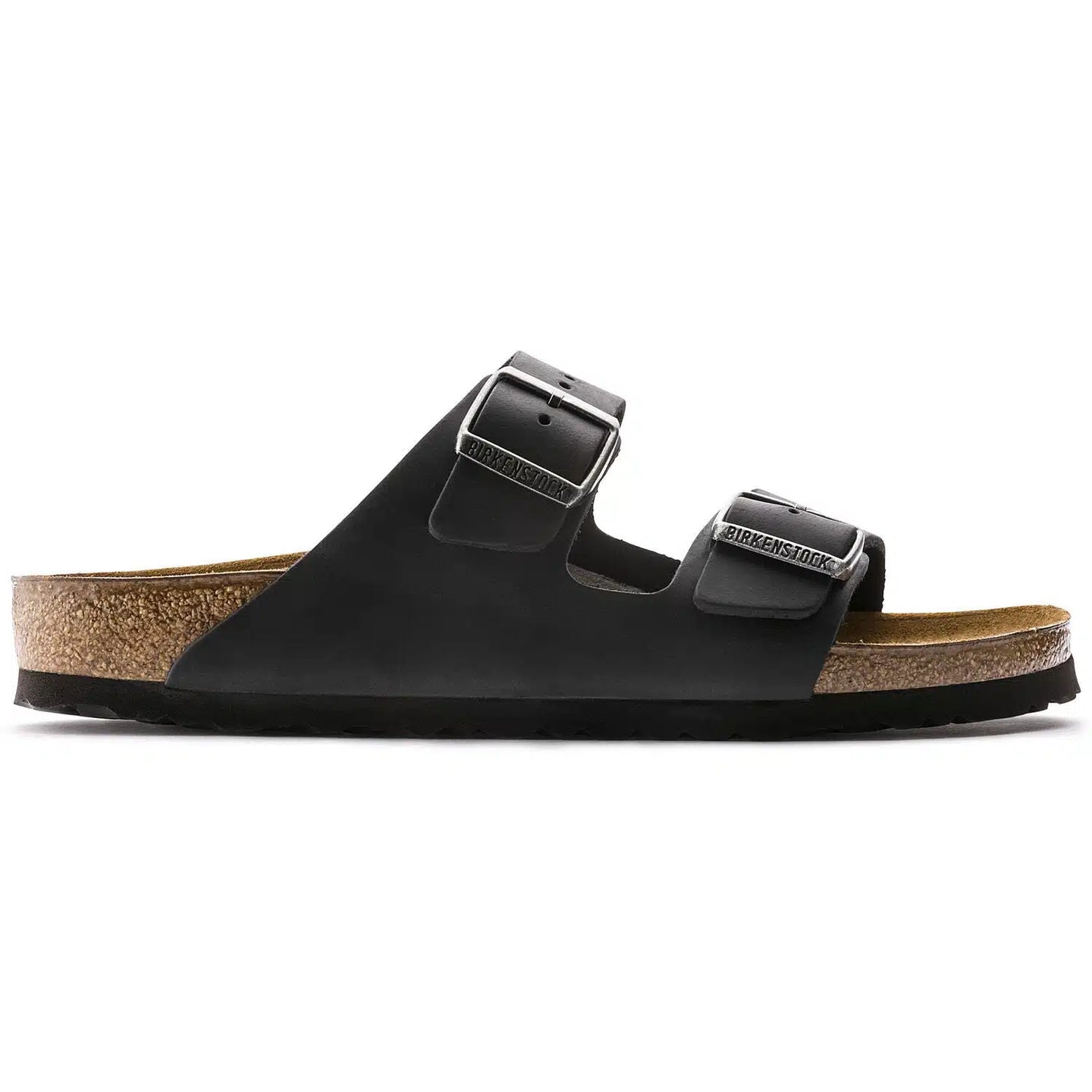 Birkenstock Arizona Black Leather Double Buckle Sandals - Comfort and Elegance