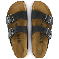 Birkenstock Arizona Black Leather Double Buckle Sandals - Comfort and Elegance
