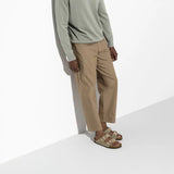 Birkenstock Arizona Khaki Suede Leather Sandals with Soft Footbed