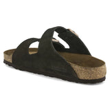 Birkenstock Arizona Suede Mocca Sandals with Soft Footbed