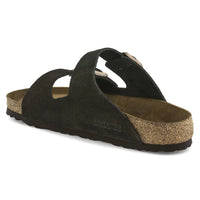 Birkenstock Arizona Suede Mocca Sandals with Soft Footbed