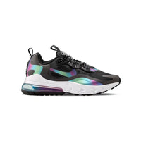 Nike Air Max 270 React - Black Sneakers with Iridescent Highlights