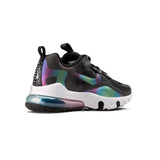 Nike Air Max 270 React - Black Sneakers with Iridescent Highlights