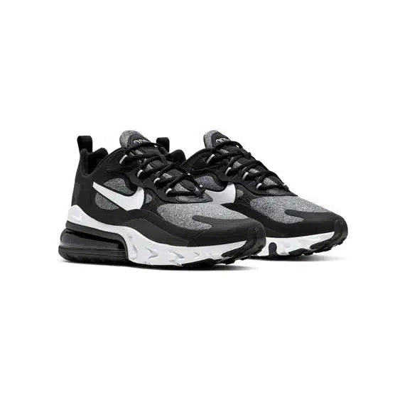 Nike Air Max 270 React - Sleek Black, White, and Grey Sneakers