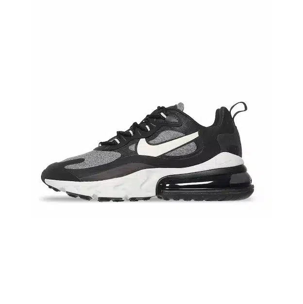 Nike Air Max 270 React - Sleek Black, White, and Grey Sneakers