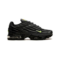 Nike Air Max Plus 3 Men's Sneakers - Black Volt Futuristic Design