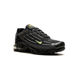 Nike Air Max Plus 3 Men's Sneakers - Black Volt Futuristic Design