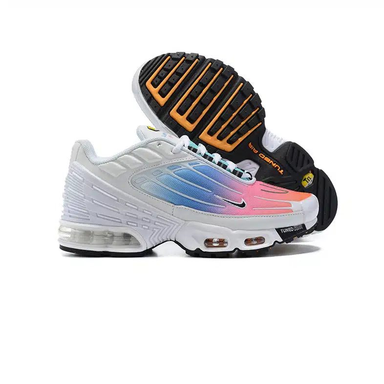 Nike Air Max Plus 3 Men's White Multicolour Sneakers - Unique Style & Comfort