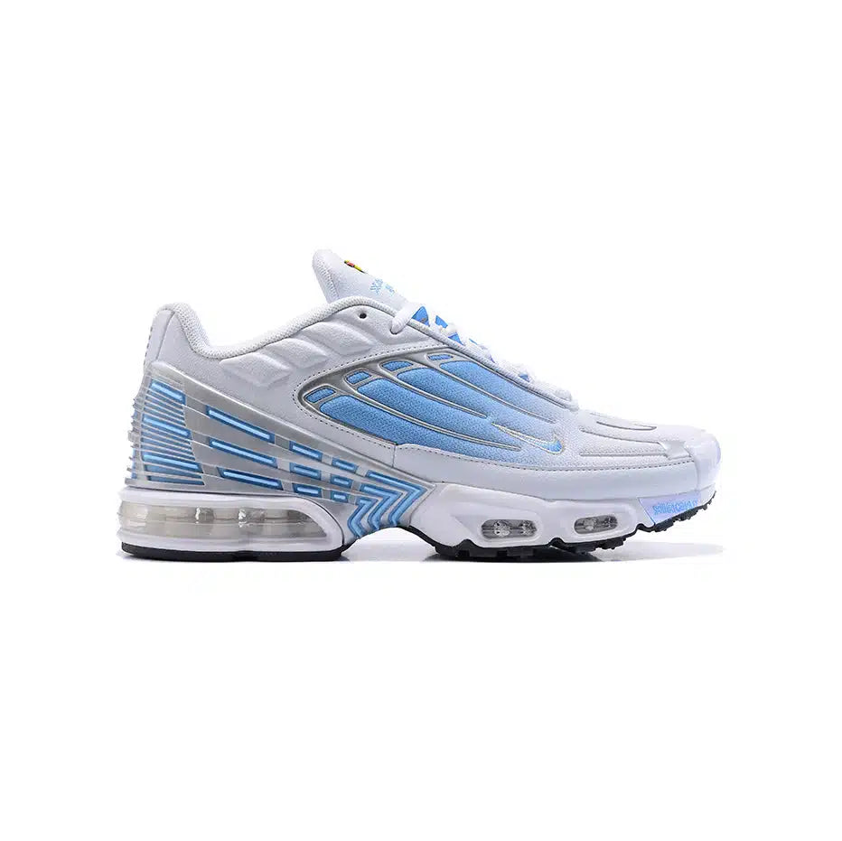 Nike Air Max Plus 3 Men's Sneakers in White and Light Blue: Modern Style