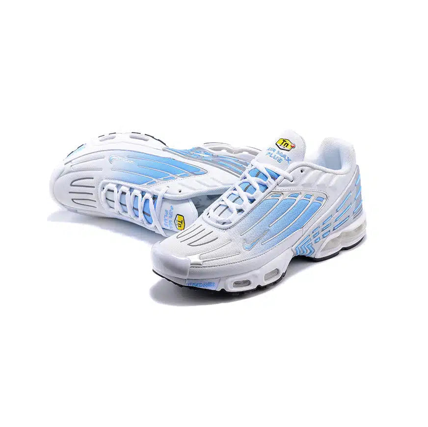 Nike Air Max Plus 3 Men's Sneakers in White and Light Blue: Modern Style
