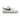 Nike Air Force 1 Low Retro White Sneakers with Green Swoosh and Gum Sole