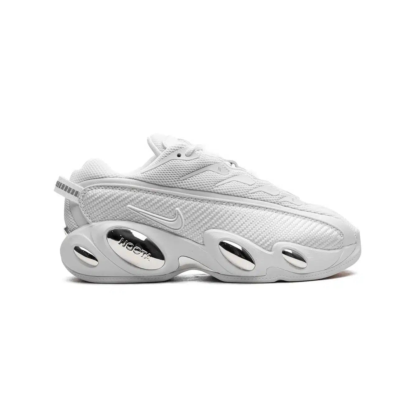 Nike NOCTA Glide Men's Sneakers in Triple White Style - Minimalist Design