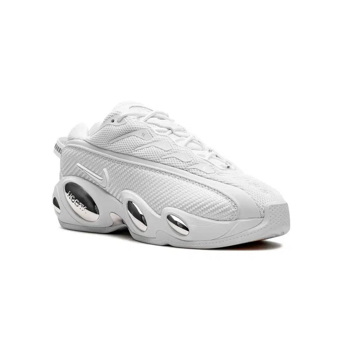 Nike NOCTA Glide Men's Sneakers in Triple White Style - Minimalist Design