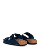 Birkenstock Arizona Men's Blue Leather Sandals with Ergonomic Footbed