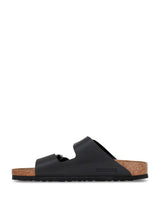 Birkenstock Arizona Unisex Black Leather Sandals with Supportive Footbed