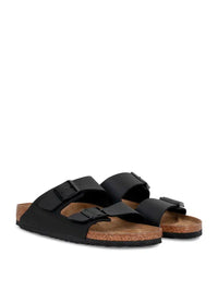 Birkenstock Arizona Unisex Black Leather Sandals with Supportive Footbed