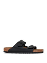 Birkenstock Arizona Unisex Black Leather Sandals with Supportive Footbed