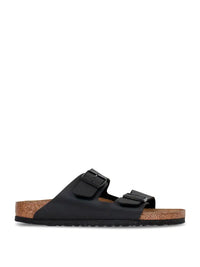 Birkenstock Arizona Unisex Black Leather Sandals with Supportive Footbed