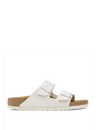 Birkenstock Arizona Classic White Suede Unisex Sandals