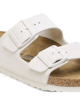 Birkenstock Arizona Classic White Suede Unisex Sandals