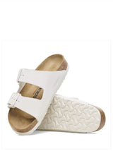 Birkenstock Arizona Classic White Suede Unisex Sandals