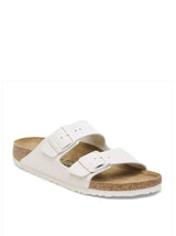 Birkenstock Arizona Classic White Suede Unisex Sandals