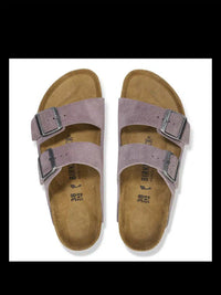 Birkenstock Arizona Unisex Suede Sandals in Grey