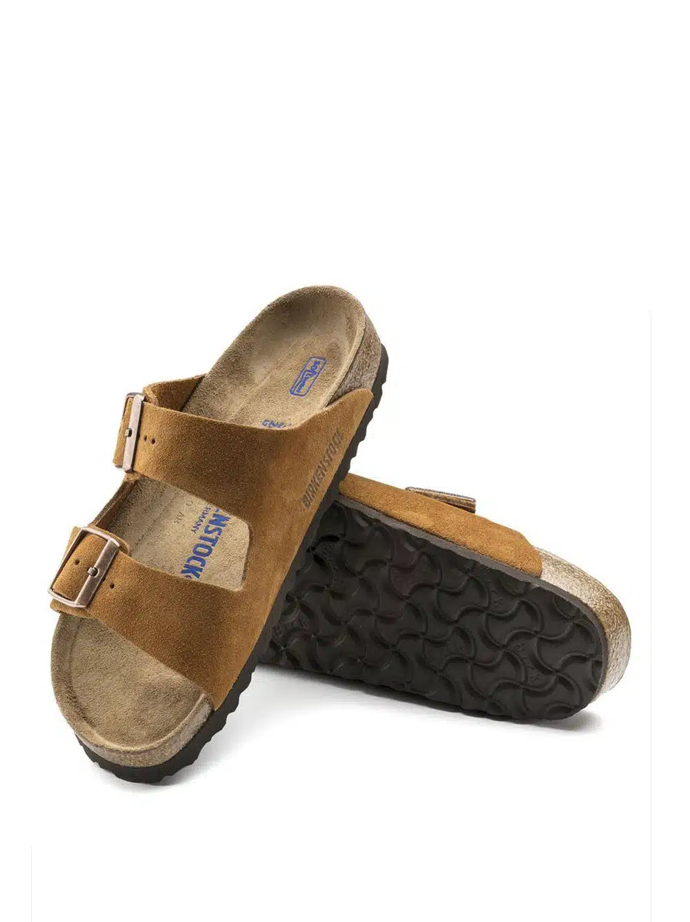 Birkenstock Arizona Unisex Sandals in Brown Suede Leather