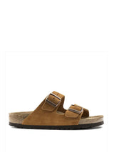 Birkenstock Arizona Unisex Sandals in Brown Suede Leather