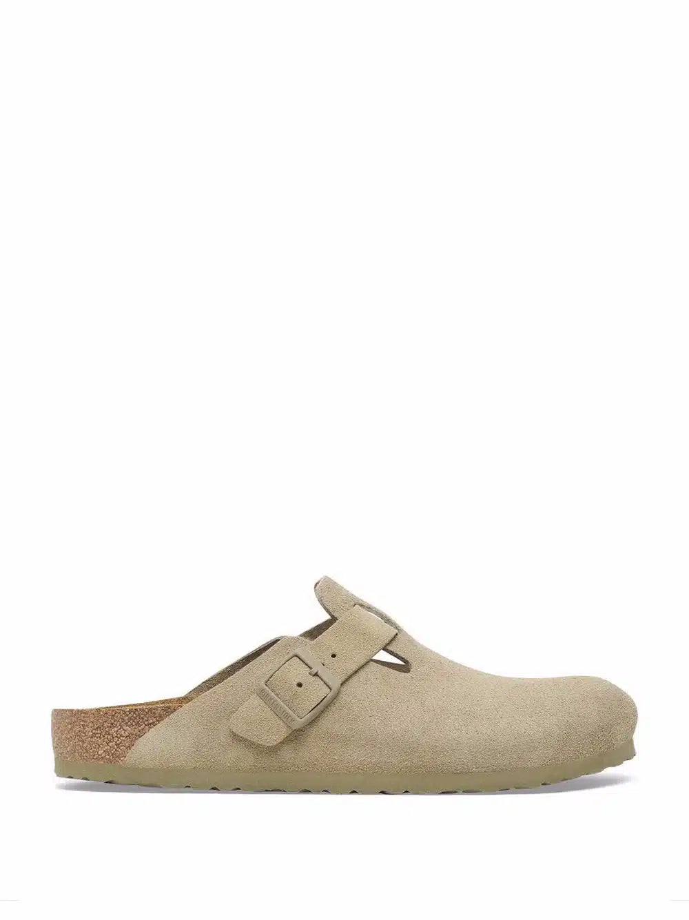 Birkenstock Boston Unisex Suede Clogs in Beige with Anatomical Comfort Footbed