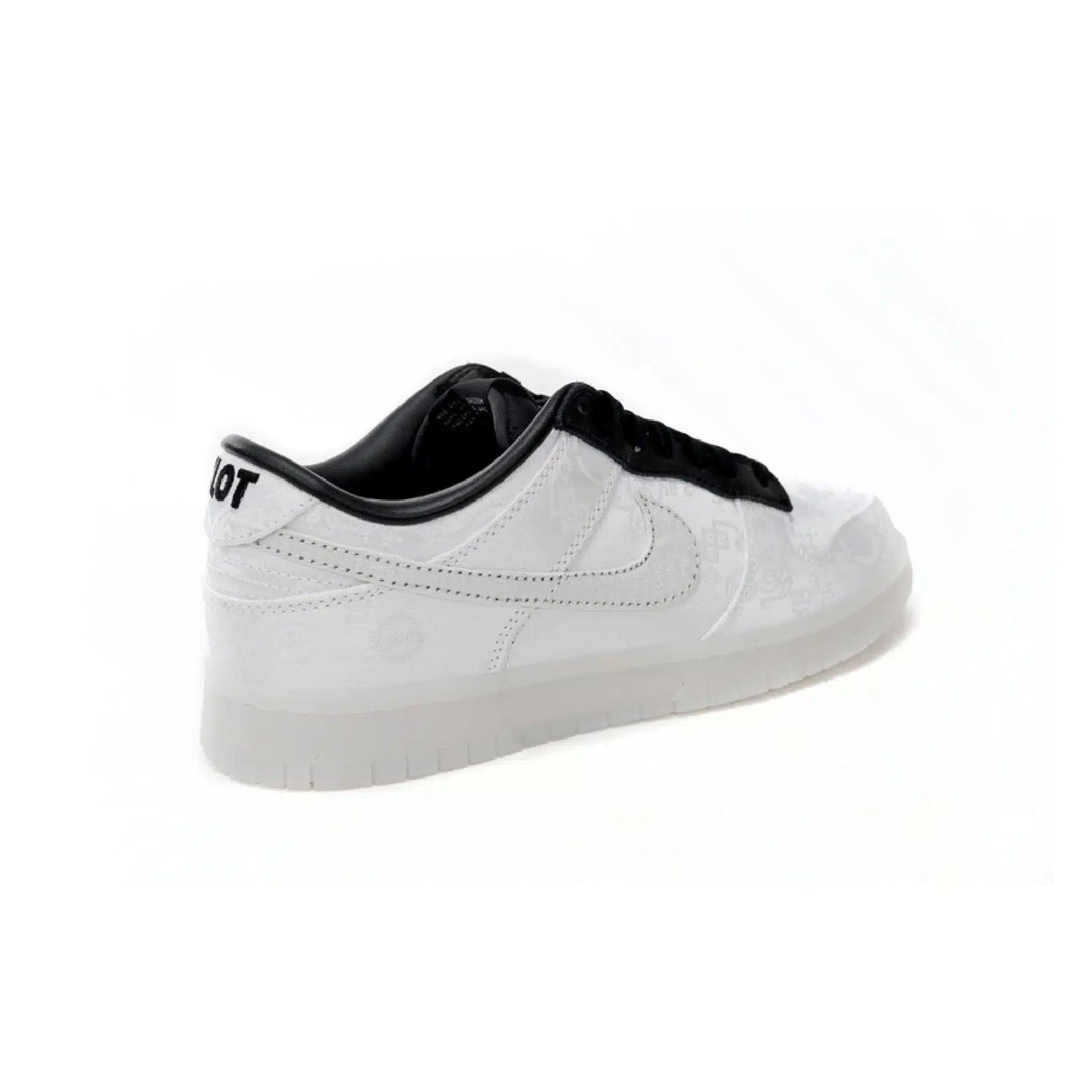 Nike CLOT Fragment Dunk Low Sneakers - Black & White Unisex Edition
