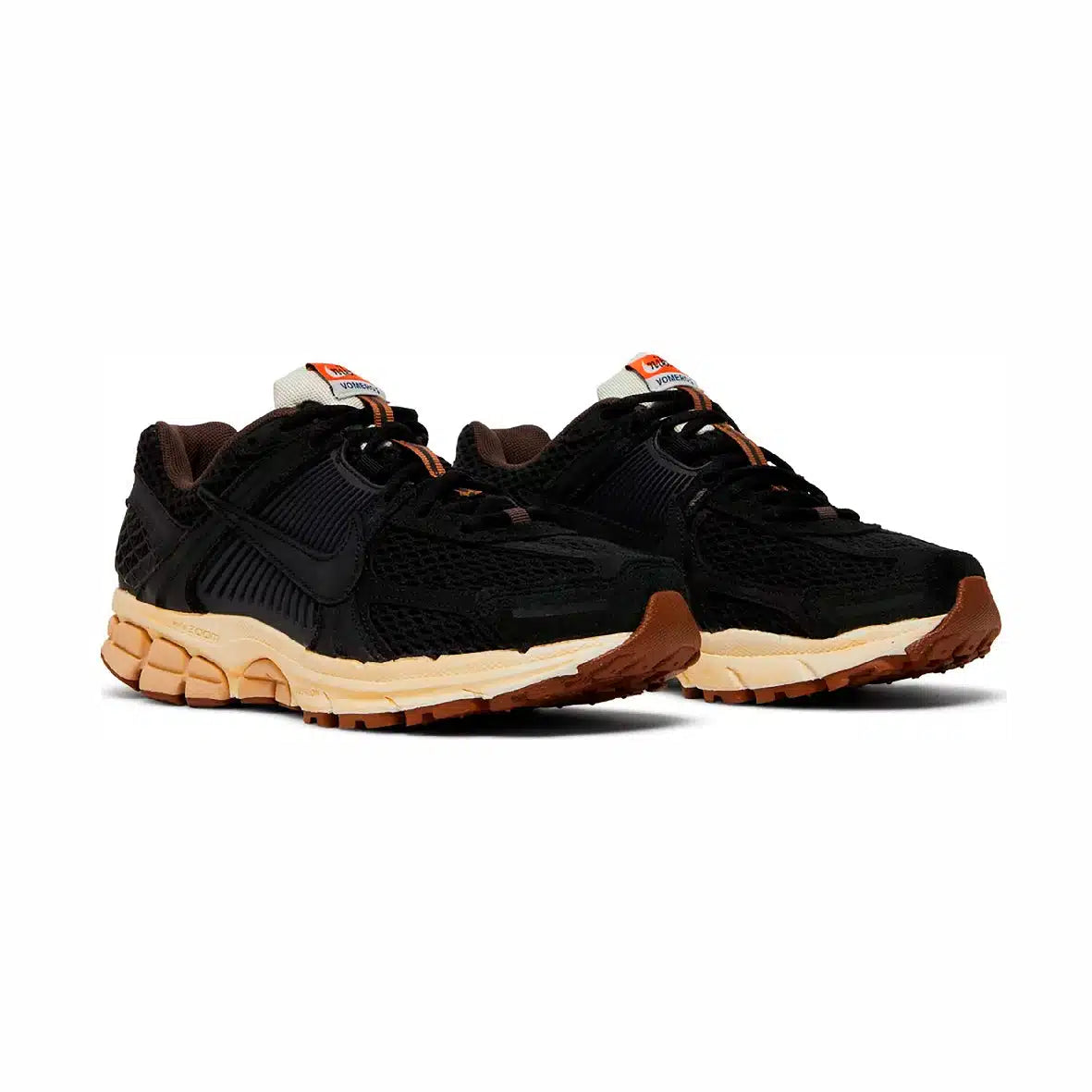 Nike Air Zoom Vomero 5 Men's Running Shoes in Black with Beige Sole