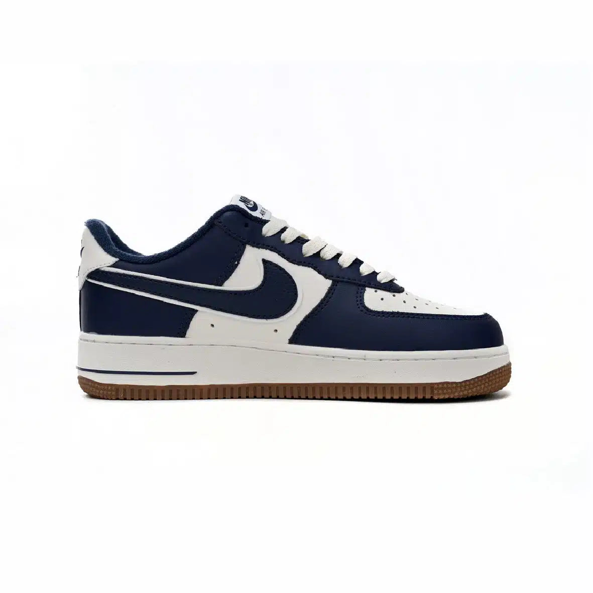 Nike Air Force 1 Low College Edition in Midnight Navy Blue and White