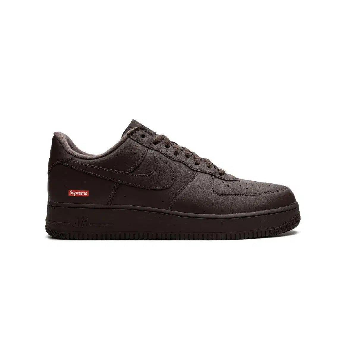 Nike Air Force 1 Low with Red Supreme Highlights - Brown Edition