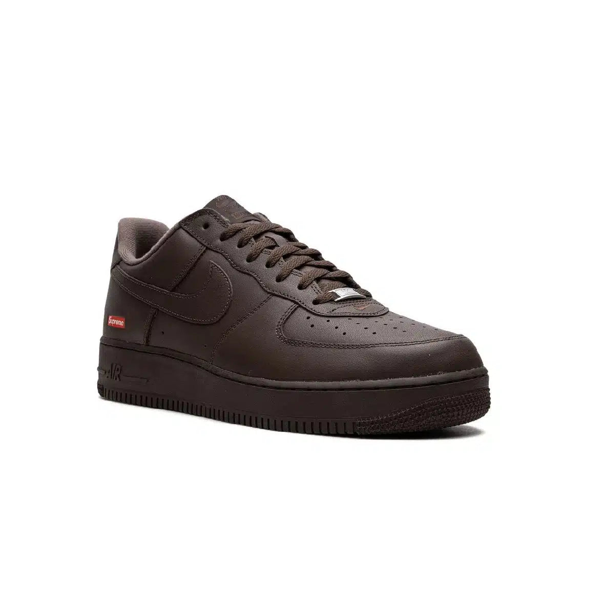Nike Air Force 1 Low with Red Supreme Highlights - Brown Edition