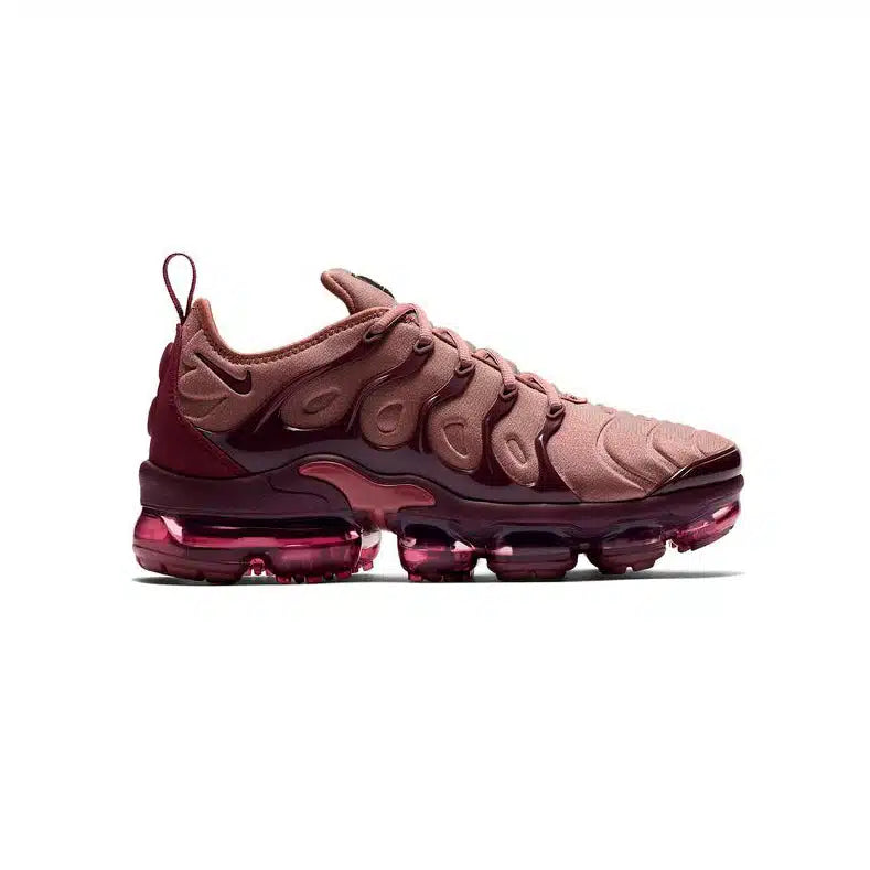 Nike Women's and Men's Air VaporMax Plus Sneakers in Pink & Burgundy