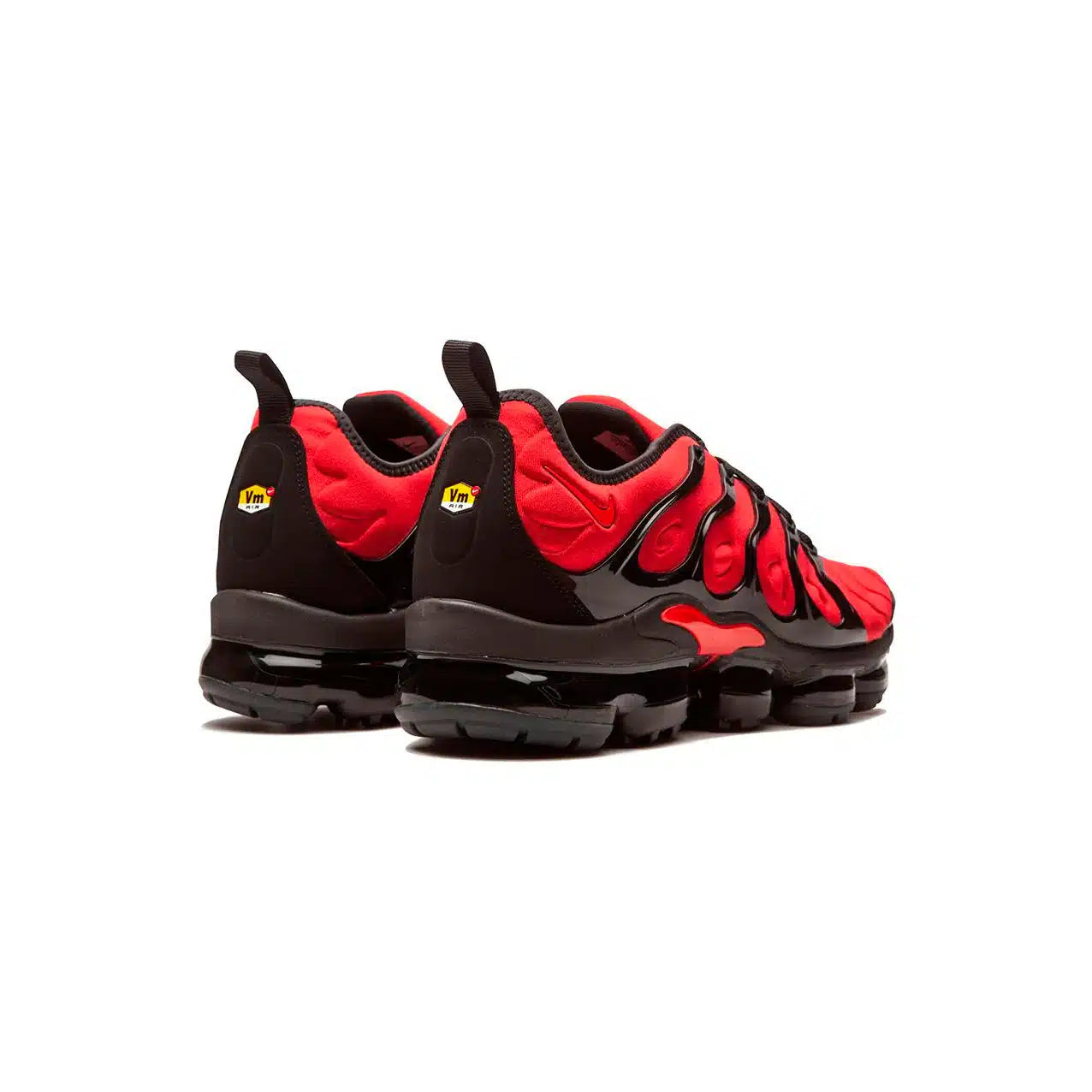 Nike Men's Air VaporMax Plus Sneakers in Red & Black