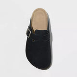 Birkenstock Boston Comfortable Suede Leather Unisex Clogs