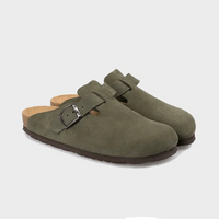 Birkenstock Boston Comfortable Suede Leather Unisex Clogs