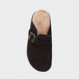 Birkenstock Boston Comfortable Suede Leather Unisex Clogs
