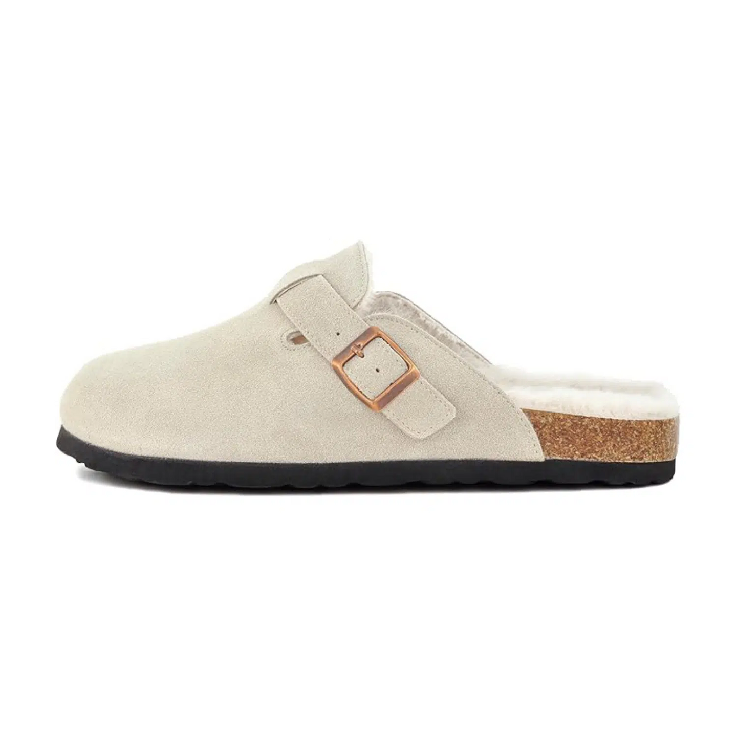 Birkenstock Boston Sheepskin & Suede Leather Unisex Clogs