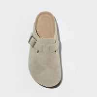 Birkenstock Boston Comfortable Suede Leather Unisex Clogs